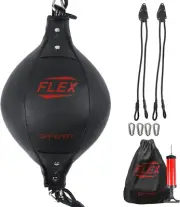 OHMY FIT Flex Double End Punching Bag Easily Adjust Rension and Height of Cor...