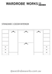 Built-in WARDROBE INTERIOR DIY**made to measure** any width up to 3.6m wide