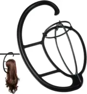 2 Pack Wig Hanger, Portable Hanging Wig Stand for All Wigs Long Hair and Hats...