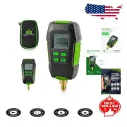 Portable Pressure Tester with Alarm and Stainless Steel Design - 0.1Pa Accuracy