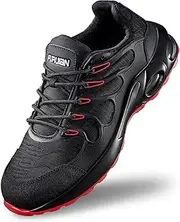 [Furuian] Steel Toe Shoes for Men Women Air Cushion Indestructible Steel Toe Sneakers Comfortable Safety Shoes Mens Work Shoes