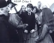Television Autograph: NICHOLAS EVANS (Alice in Wonderland - 1966) Signed Photo