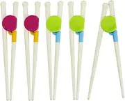 5 Pairs Training Chopsticks for Children，Easy to Use Cheater Training Chopsticks