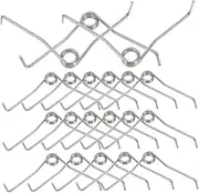 PHENOFICE Stainless Steel Pruning Shear Replacement Springs 20pcs Set Left and Right Bent for Hand Pruners Easy Install for Gardening Tools