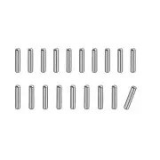 1.2x5mm Dowel Pins, 20pcs Round Head Flat Chamfered End Dowel Pin