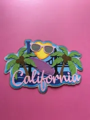 California State layered scrapbook paper design handmade in Mt