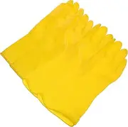 Ipetboom 2 Pairs Thick PVC Dishwashing Gloves Reusable Kitchen Cleaning Gloves with Slip Texture for Enhanced Grip and Comfort Housework and Dishwashing Tasks