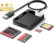 USB Card Reader 4 in 1 USB 3.0 SD TF CF MS Memory Card Adapter 5Gbps Read Write