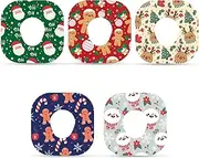 25 Sheets Adhesive Patches for Dexcom G7, Waterproof Over Patch Sensor Sticker Adhesive Christmas Patches Compatible with Dexcom G7 (5 Styles)