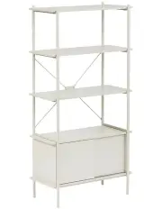 [Cooper & Co] Carmel 4 Tier Shelving Unit in Beige