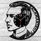 Vinyl Clock Sergei Rachmaninoff Record Wall Clock Home Art Decor Handmade 4854