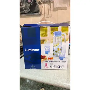 （全新）Luminarc樂美雅-（1壺+4杯）