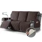 100% Waterproof Recliner Sofa Cover Non Slip Couch Cover for 3 Seat Reclining...