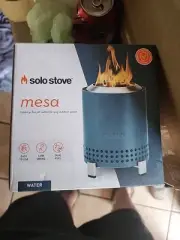Solo Stove Mesa 5.1" Tabletop Fire Pit Smokeless Stainless Steel - Color Water