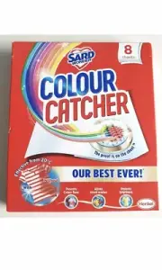 NEW Sard Colour Catcher Colour & Dirt Magnet Laundry Clothes Protector 8 Sheets!