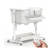 Rocking Bassinet for Baby Electric Bassinet Bedside Sleeper 3 Rocking Motion ...