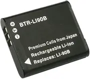 2100mAh High Power Battery for Olympus LI-90B, LI-92B, Ricoh DB-110 and Ricoh GR III