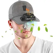 Solar Fan Hat Baseball Cap with Solar Fan Golf Hat USB Charging Fan Breathable Mesh Hat with Fan Unisex for Summer Travel