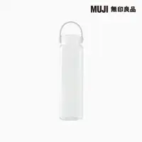 在飛比找momo購物網優惠-【MUJI 無印良品】攜帶式透明水壺/附提把/410ml