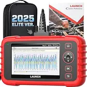 LAUNCH X431 CRP 123X Plus Elite OBD2 Diagnostic Scanner, 2025 Lifetime F.Ree Update All System Scan Tool with SAS/Throttle/Oil Reset for All Cars,Auto VIN OBD2 Battery Test Scanner Code Reader