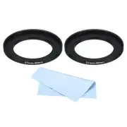 37mm-49mm Step Up Ring Camera Lens Filter Adapter Ring Filter with Cloth