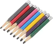 ORFOFE Charming Mini Stationery Set Wooden Pencil Crayon Miniatures for School Classroom Home Decorations