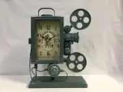 Clock Shaped Like A Movie Projector (192-3125)