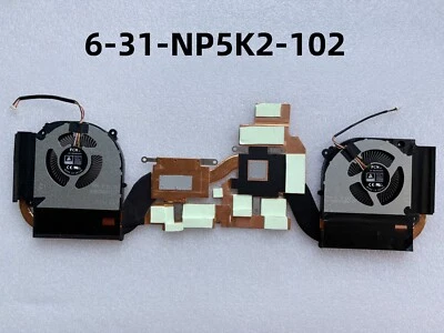 Original for GIGABYTE G5 KF RTX 4060 COOLING FAN HEATSINK 6-31-NP5K2-102