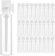 50pcs 2ml Empty Perfume Sample Bottles,Mini Glass Refillable Sample Vial