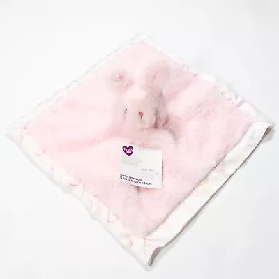 New Parents Choice Lovey Plush Pink Bunny Soothie Lovie Security Blanket NWT