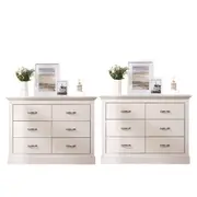 White 12 Chest of Drawers - Elegant Bundle Dressers for Stylish Bedroom Storage