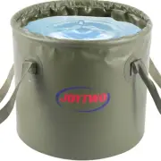 Collapsible Bucket 5 Gallon Container Folding Water Bucket Portable Wash Basin f