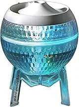 Desk Humidifier - 350ml Desktop Humidifiers - USB Powered Crystal Ball Oil Diffuser, Quiet Indoor Aromatherapy Diffuser For Office, Living Room, Study Room