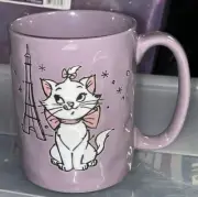 DISNEY'S ARISTOCATS COFFEE MUG FEATURING MARIE THE CAT & EIFFEL TOWER