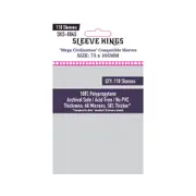 110pc Sleeve Kings 75x105mm Board Game Sleeves Mega Civilization Compatible