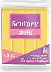 Polyform SU6-6072 Sculpey Souffle Clay, 2-Ounce, Canary 48 g