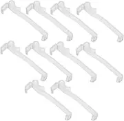 MUSISALY 10pcs Curtain Clip Vertical Hinge Clips for Blinds Valance for Hotels Restaurants Bedrooms Space Saving Accessories for Organizing Window Treatments