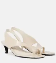 [Toteme] Toteme Leather thong sandals AU 11 white