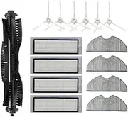Robot Vacuum Cleaner Main Brush HEPA Filter Side Brush Mop Cloth Compatible with 360 S5 S7 Robotic Vacuum Cleaner Filter Parts (Color : As The picture-16)