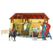 Schleich Kids/Children Pretend Play Fun Toy Farm World Horse Stable Set 3y+