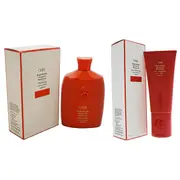 Oribe Bright Blonde Shampoo and Conditioner for Beautiful Color Kit by Oribe for Unisex - 2 Pc Kit 8.5oz Shampoo, 6.8oz Conditioner