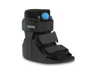 United Ortho USA14115 Short Air Cam Walker Fracture Boot, Medium, Black