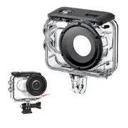 For Insta360 Go3 Camera Protective Case Diving Waterproof Frame-Transparent