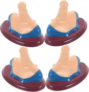 Kisangel 4pcs Miniature Mannequin Bust Model Vintage Decor for Dollhouse Layout Realistic Appearance Smooth Surface for Micro Landscape and Desktop Decoration