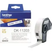 DK-11203 Label Roll, File Folder Labels, Black on White, 300 Labels, 17 mm (W...