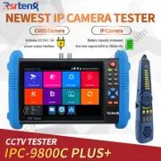 Rsrteng 7inch IP Security Camera Monitor CCTV Tester CVBS WIFI IPC-9800C Plus+