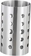 KICHOUSE Stainless Steel Holder for Kitchen Utensils Sleek Chopsticks Organizer with Drain Countertop Storage Easy to Clean and Maintain Sturdy Design for Cooking Tools