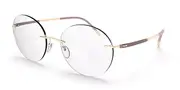 Silhouette Titan Dynamics Contour 5540 3530 Men's Glasses Gold Size 54 - Private Health Rebate - Blue Light Block Available