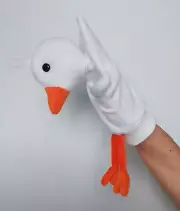 Lucy, the goose - hand puppet