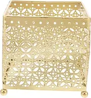 Healeved Metal Jewelry Boxes for Women Dressing Table Makeup Storage Organizer Vanity Accessories